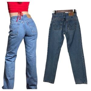 Vintage 550 Levi's Jeans Relaxed Fit Tapered Leg Jeans Blue